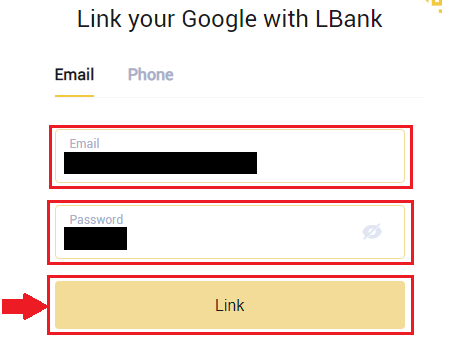 Bejelentkezés és fiók ellenőrzése az LBankban Bejelentkezés és fiók ellenőrzése az LBankban