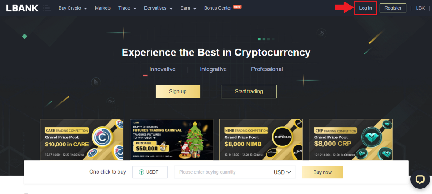 Paano Mag-login at simulan ang Trading Crypto sa LBank Paano Mag-login at simulan ang Trading Crypto sa LBank