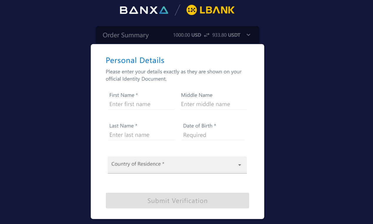 Cách mở tài khoản và gửi tiền vào LBank