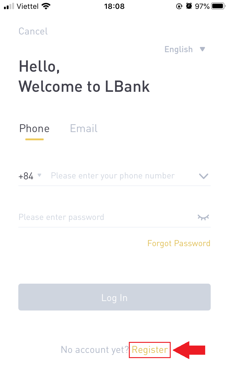 اکاؤنٹ کھولنے اور LBank سے نکلوانے کا طریقہ اکاؤنٹ کھولنے اور LBank سے نکلوانے کا طریقہ