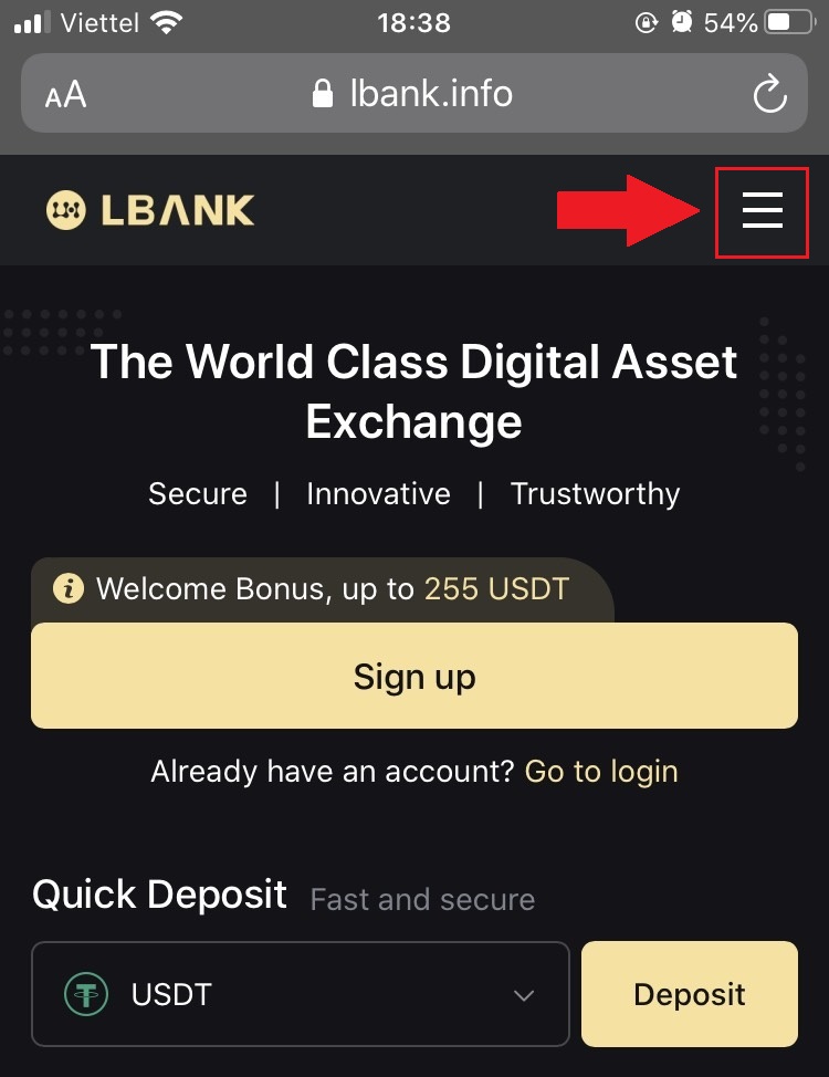 Wéi registréiert an zréckzéien op LBank